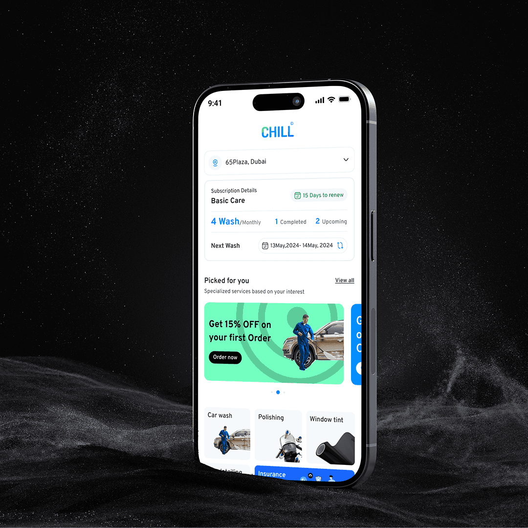 Chill App - Car Care at Home