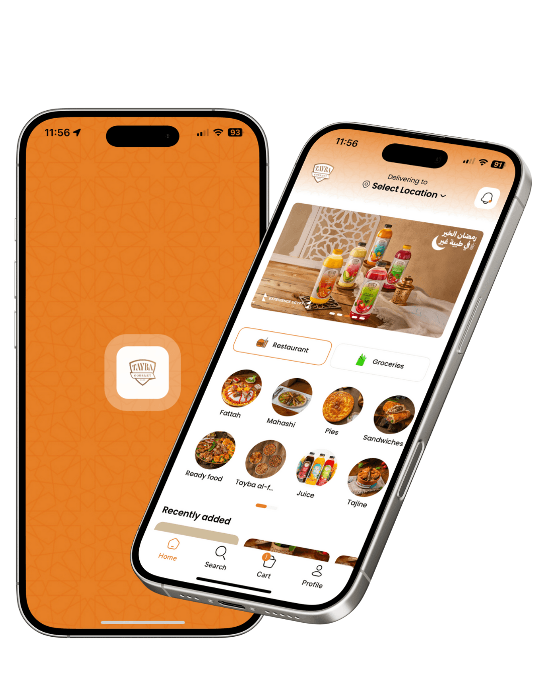 Tayba Gourmet Restaurant App